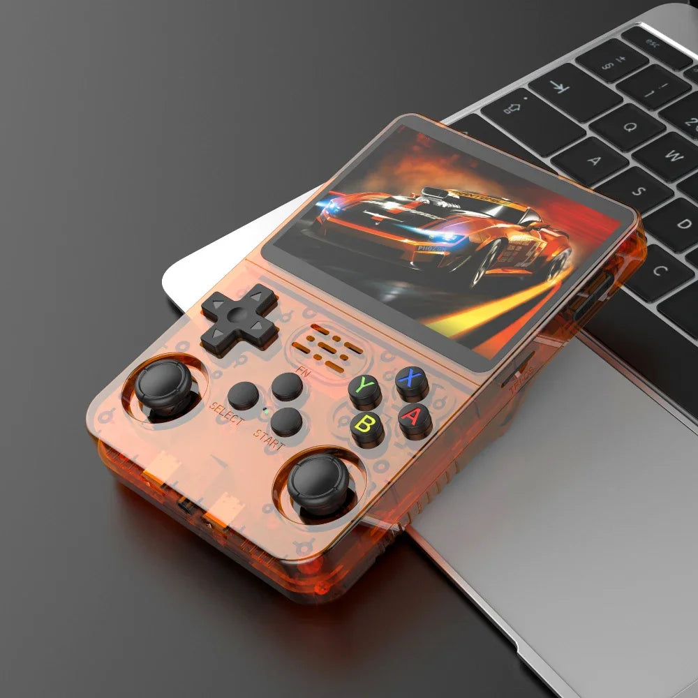 128G R36S Retro Handheld Video Game Console Linux System 3.5 Inch IPS Screen R35s Pro Portable Pocket Video Player 64GB Games