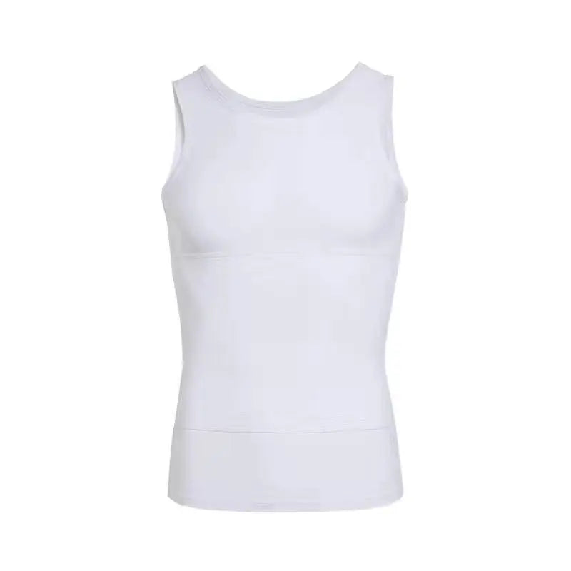 Tibetan Meat Artifact 3rd Generation Thin Men's Belly Closed Chest Vest Short Sleeve Shapewear Vest