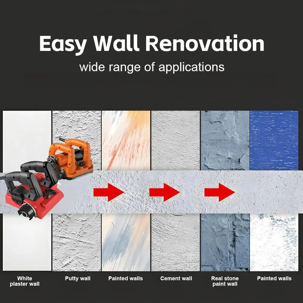 4580W Wall planer Wall shovel machine shovel artifact Coarse planer Concrete old renovation Putty shovel Cement grinding