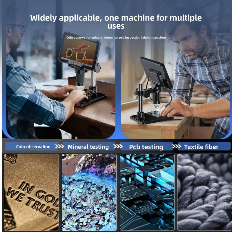 New 1080P high-definition digital electron microscope industrial science and education beauty electronic magnifying glass