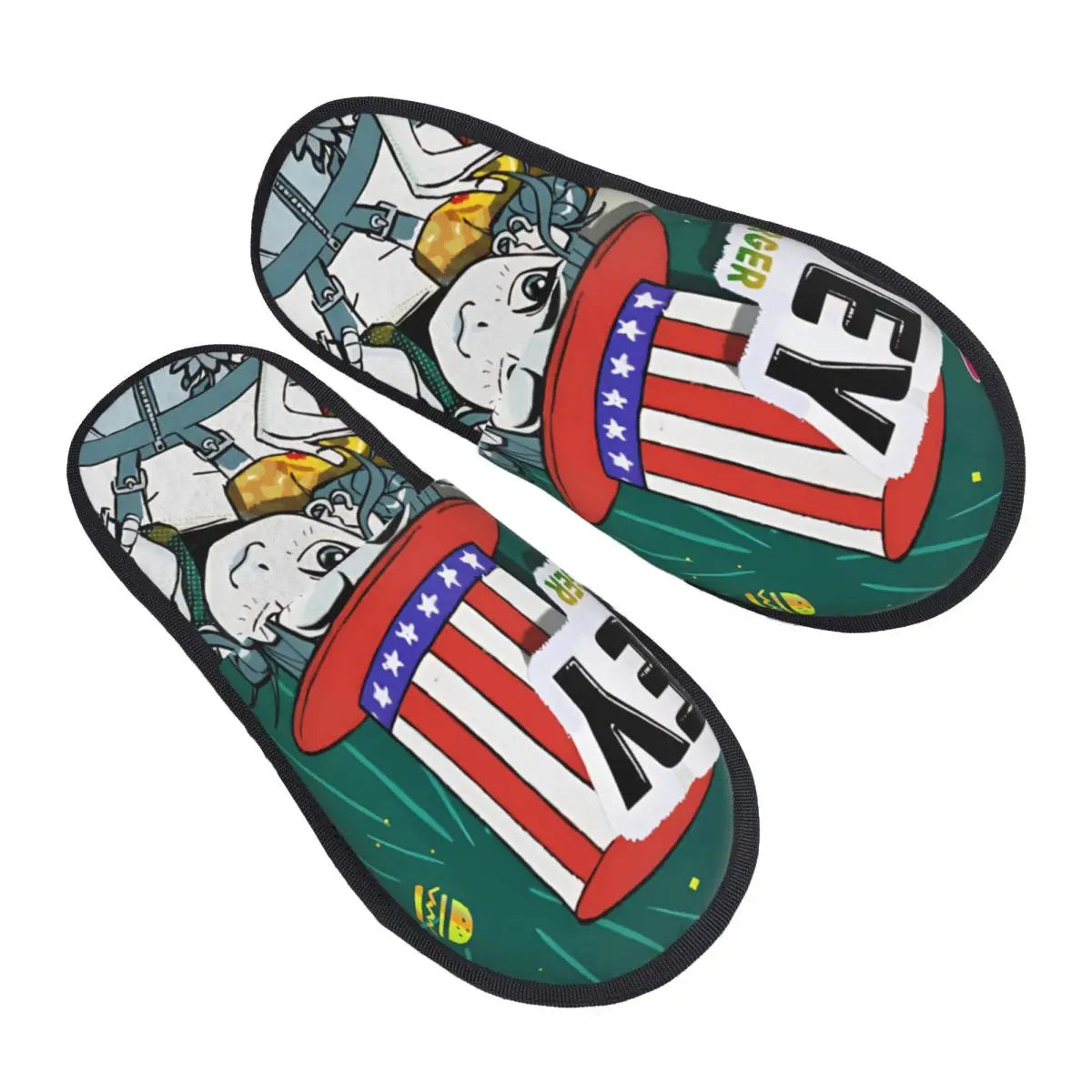 Custom Print Women Zoey Huntrix Kpop Demon Hunter House Slippers Cozy Warm Memory Foam Fluffy Slipper Indoor Outdoor Shoes