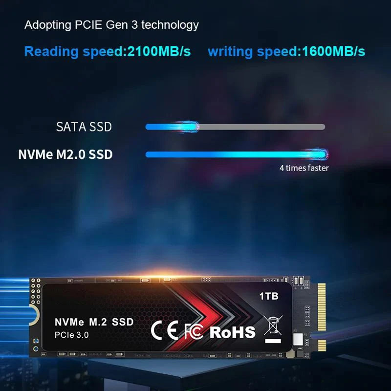 KOOTION 1TB 512GB 256GB NVME M.2 PCIe 3.0 SSD Gen3*4 Solid State Drive 2280 Internal Hard Disk HDD for Laptop Desktop