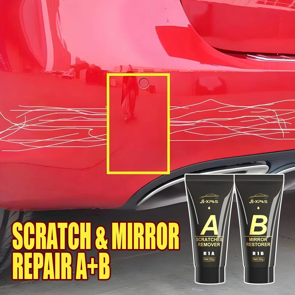 Car Scratch Remover Paint Care Auto Remover Scratches Repair Polishing Auto Body Grinding Compound Anti Scratch Wax Care Set R1