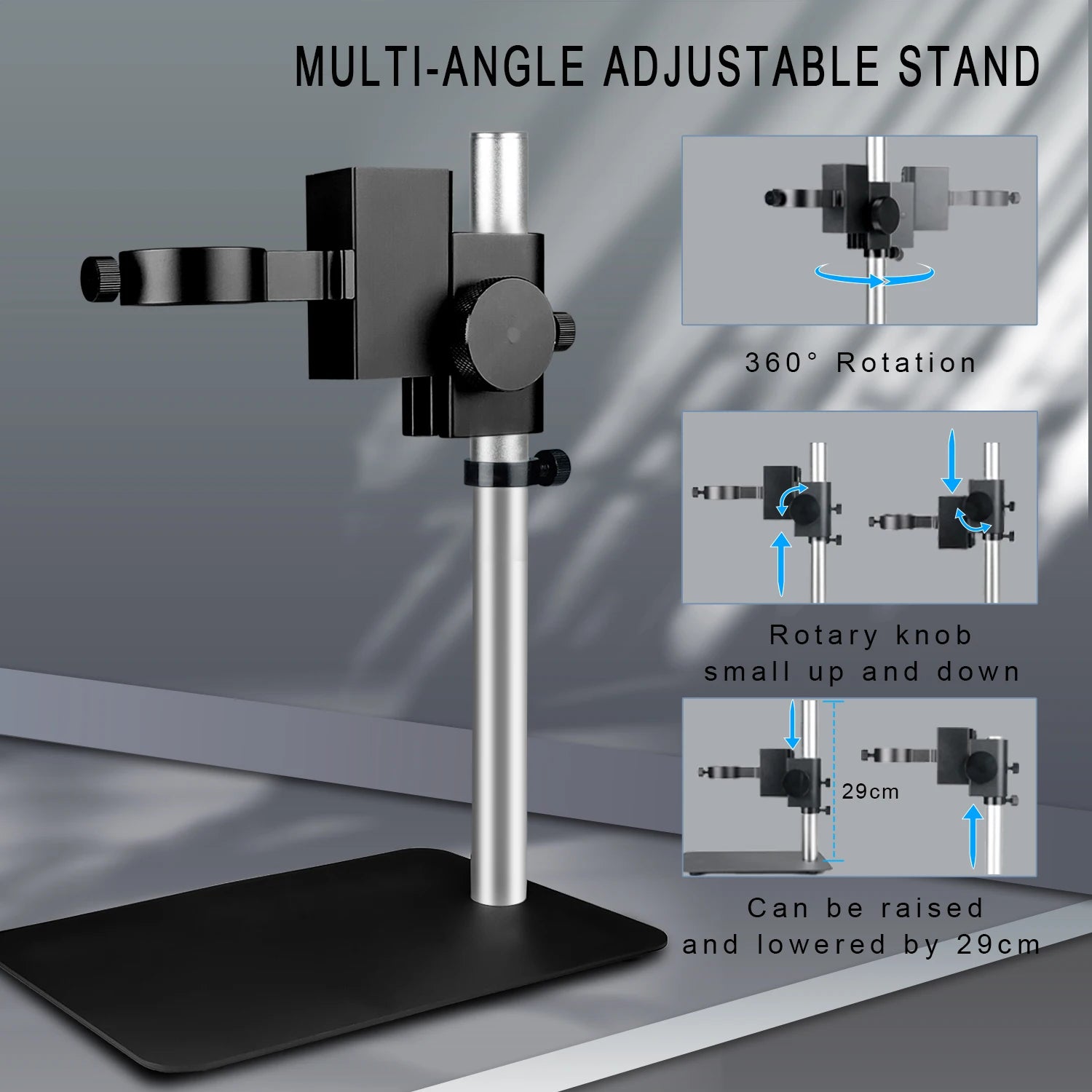 130X 150X 180X 215X C-Mount Zoom Lens Electronic Digital Microscope 4K 48MP HD Video Recording Industrial Cameras Repair Tools