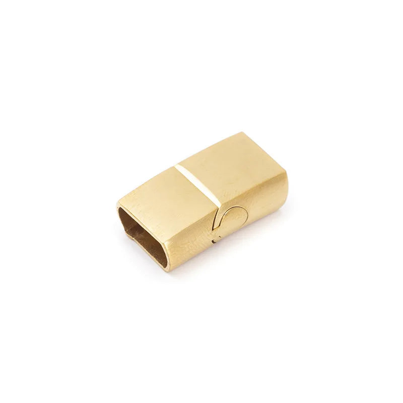 10Pcs 316L Stainless Steel Clasps Hole 12x6mm 12x4mm for Leather Bracelets Clasp Magnet DIY Bracelet Jewelry Making Accessories