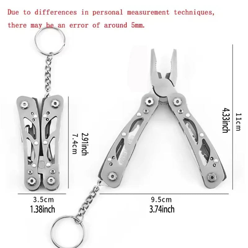 Outdoor Hunting Survival Rescue Tactical Multipurpose Repair Tool Folding Multi-tool Pocket Knife Pliers Mini Portable Fold