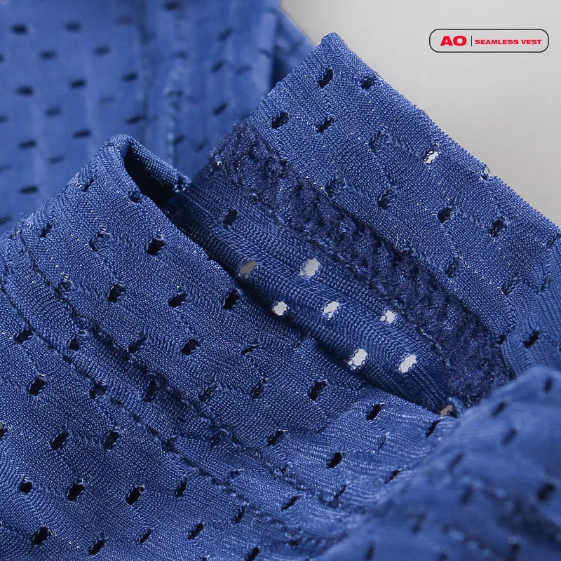 2PCSIce silk mesh T-shirt for men, breathable mesh with perforated fabric, sports and fitness, dry, loose V-neck, trendy m