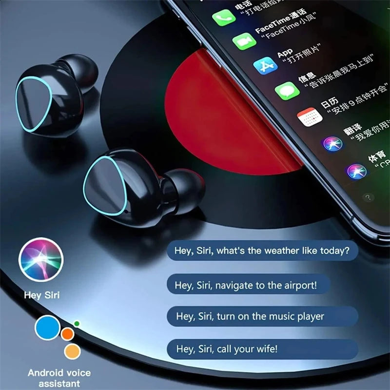 Bluetooth headset M10 hands-free LED Dispay headset Bluetooth HiFi stereo music wireless earplug waterproof game headset