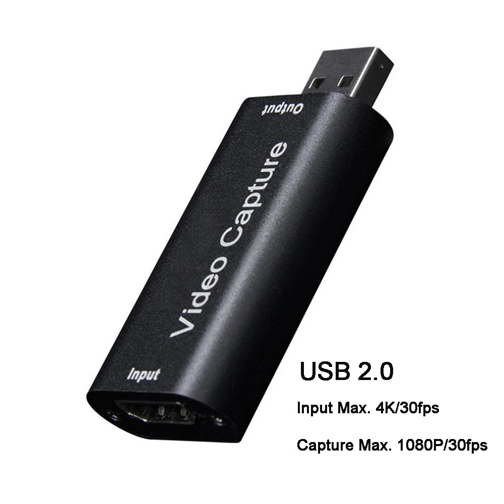 USB2.0 3.0 Video Capture Card 4K HDMI-compatible For Video Grabber Live Streaming Box Recording for PS4 XBOX Game HD Camera