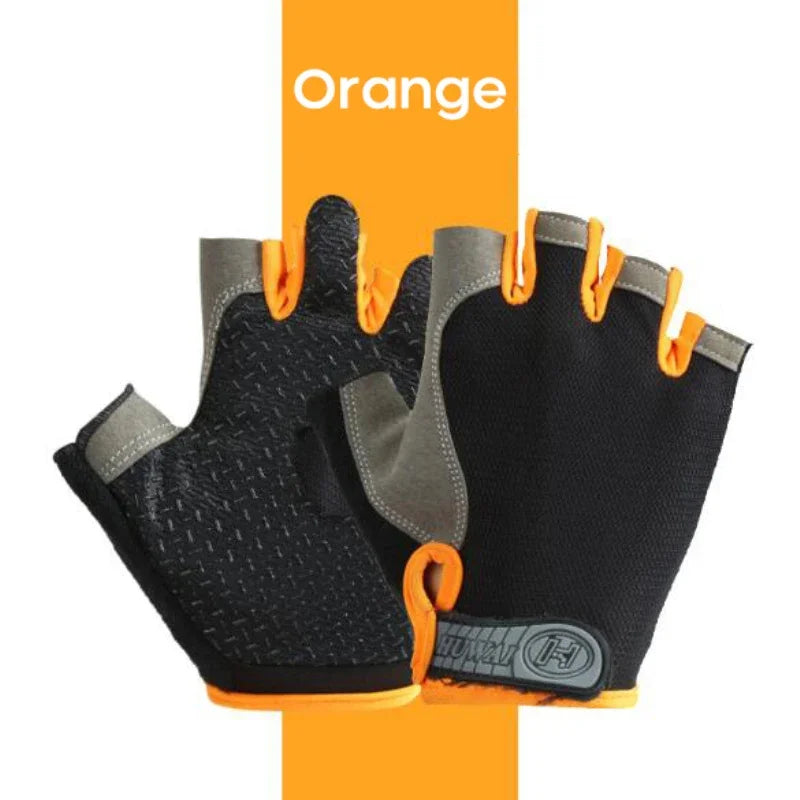 Gym Gloves Fitness Training Fingerless Men Women Bodybuilding Exercise Sports Gloves for Cycling Bicycle Anti Slip Breathable