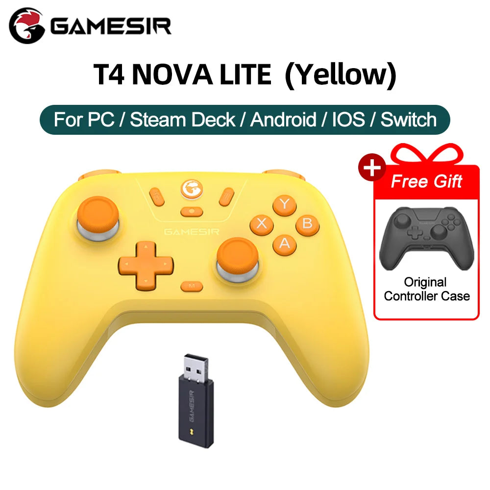 Gamesir Nova Lite Gamepads PC for Nintendo Switch 2 Controller Switch Steam Android iOS iPhone Controle Hall Effect Joystick