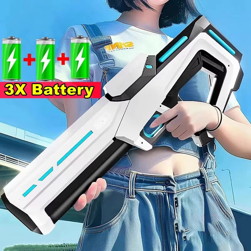 Electric Water Guns For Adults Kids Powerful Squirt Automatic Water Suction Water Blasters Summer Outdoor Beach Toy Kids Gift