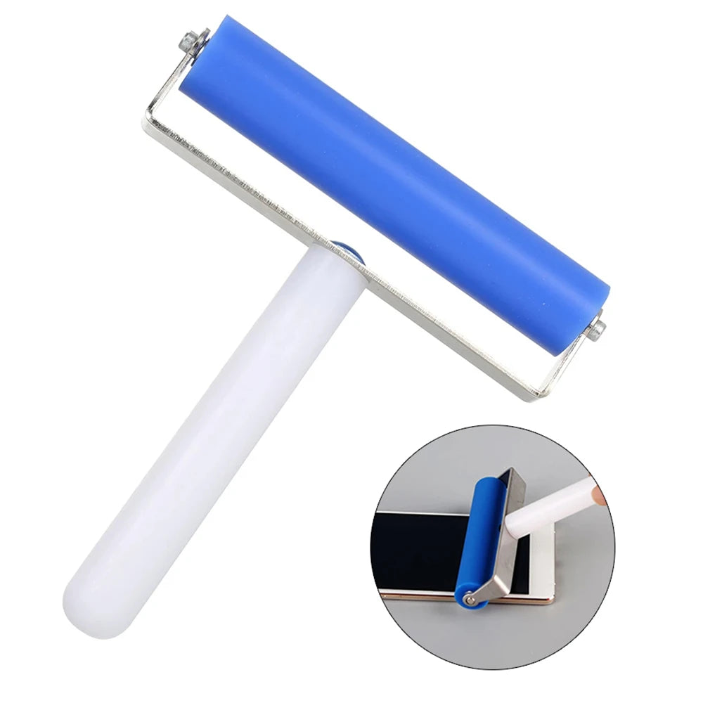 Durable Blue Laptop Screen Soft Rubber Mobile Phone LCD OCA Screen Film Pasting Roller Tool Phone Repair Tools Silicone Roller