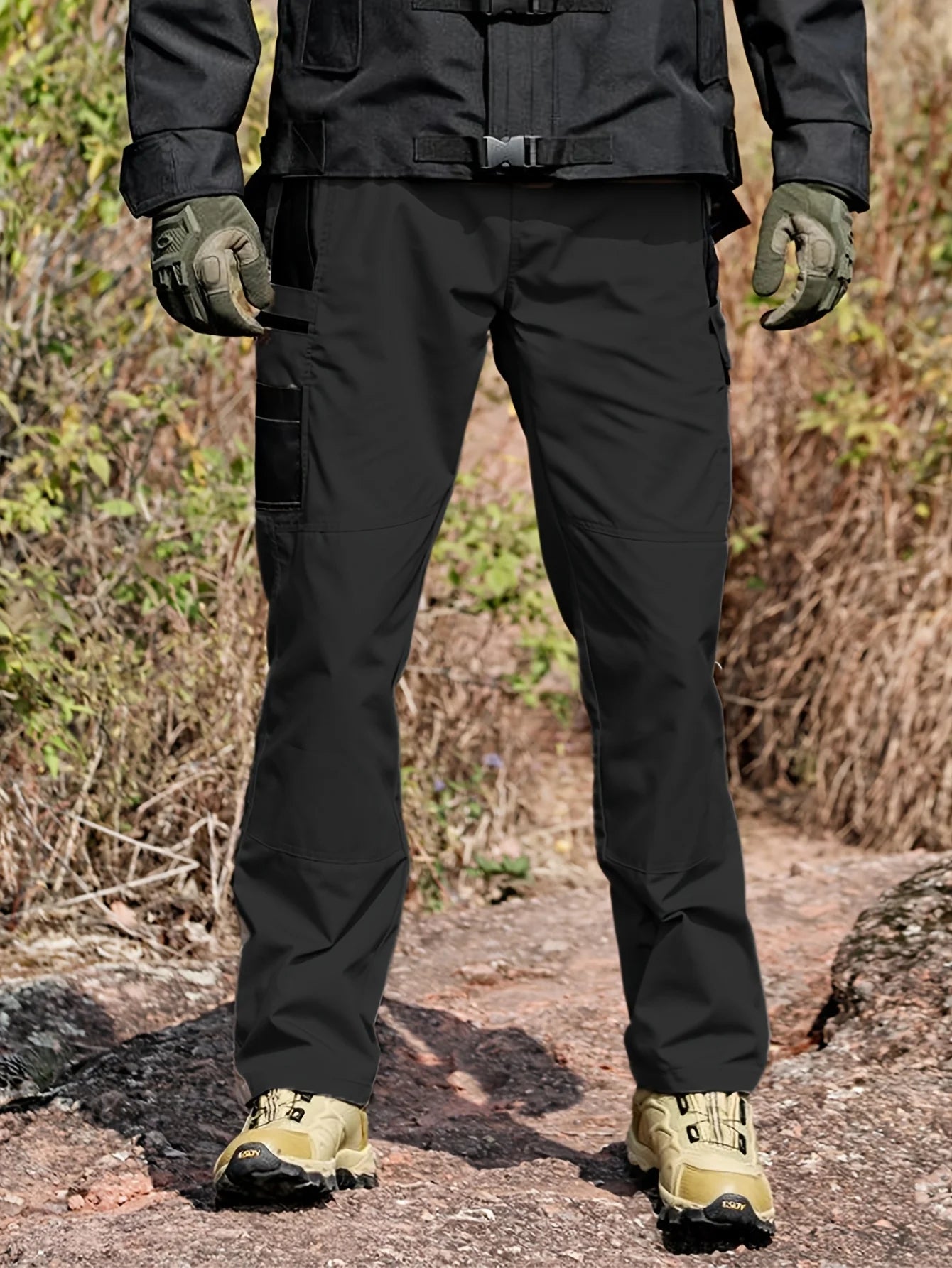 High Quality Men's Tactical Cargo Pants EU Plus Size Outdoor Casual Sports Pant Hiking Fishing Waterproof Multi-pocket Trousers