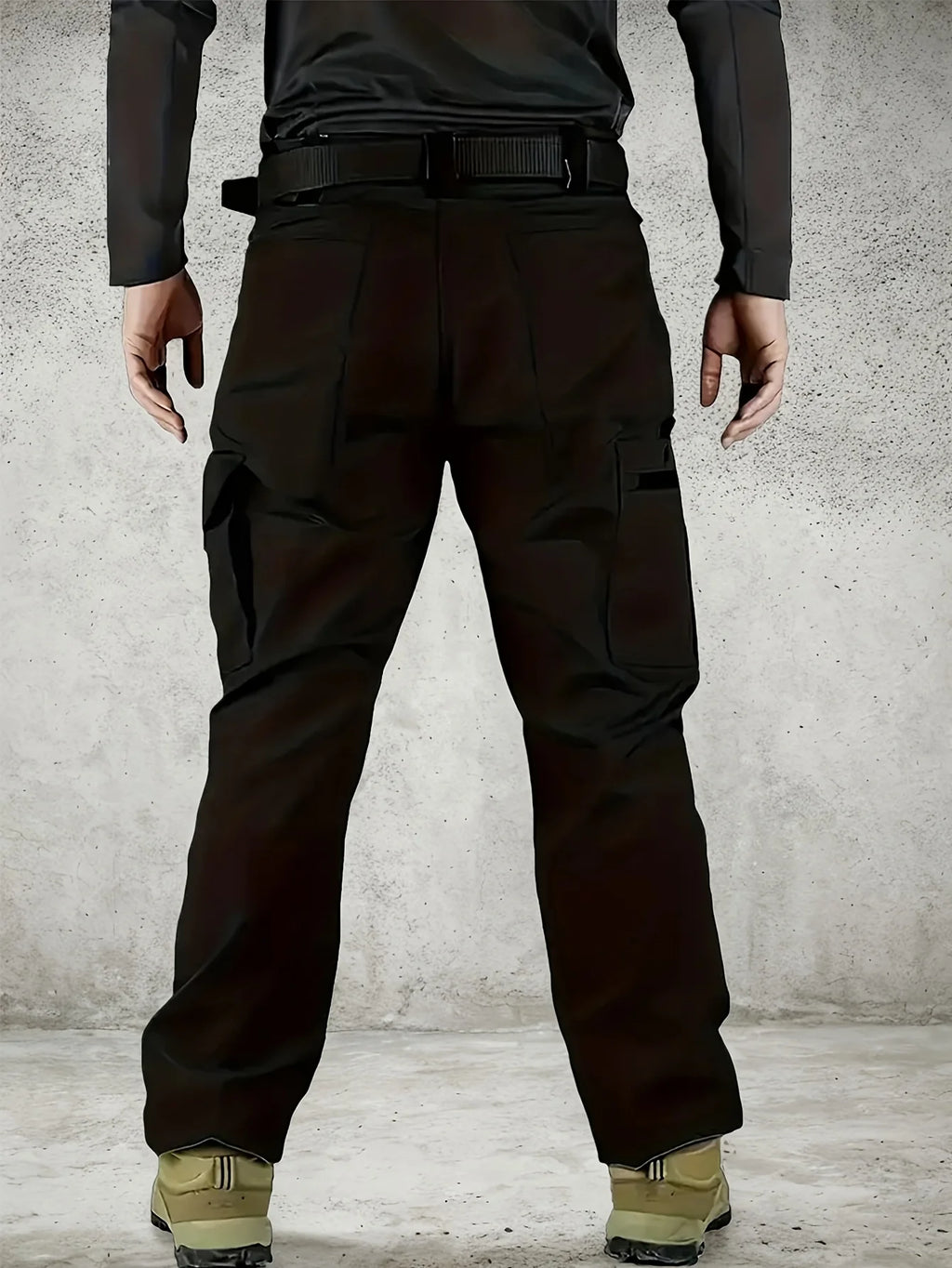 High Quality Men's Tactical Cargo Pants EU Plus Size Outdoor Casual Sports Pant Hiking Fishing Waterproof Multi-pocket Trousers