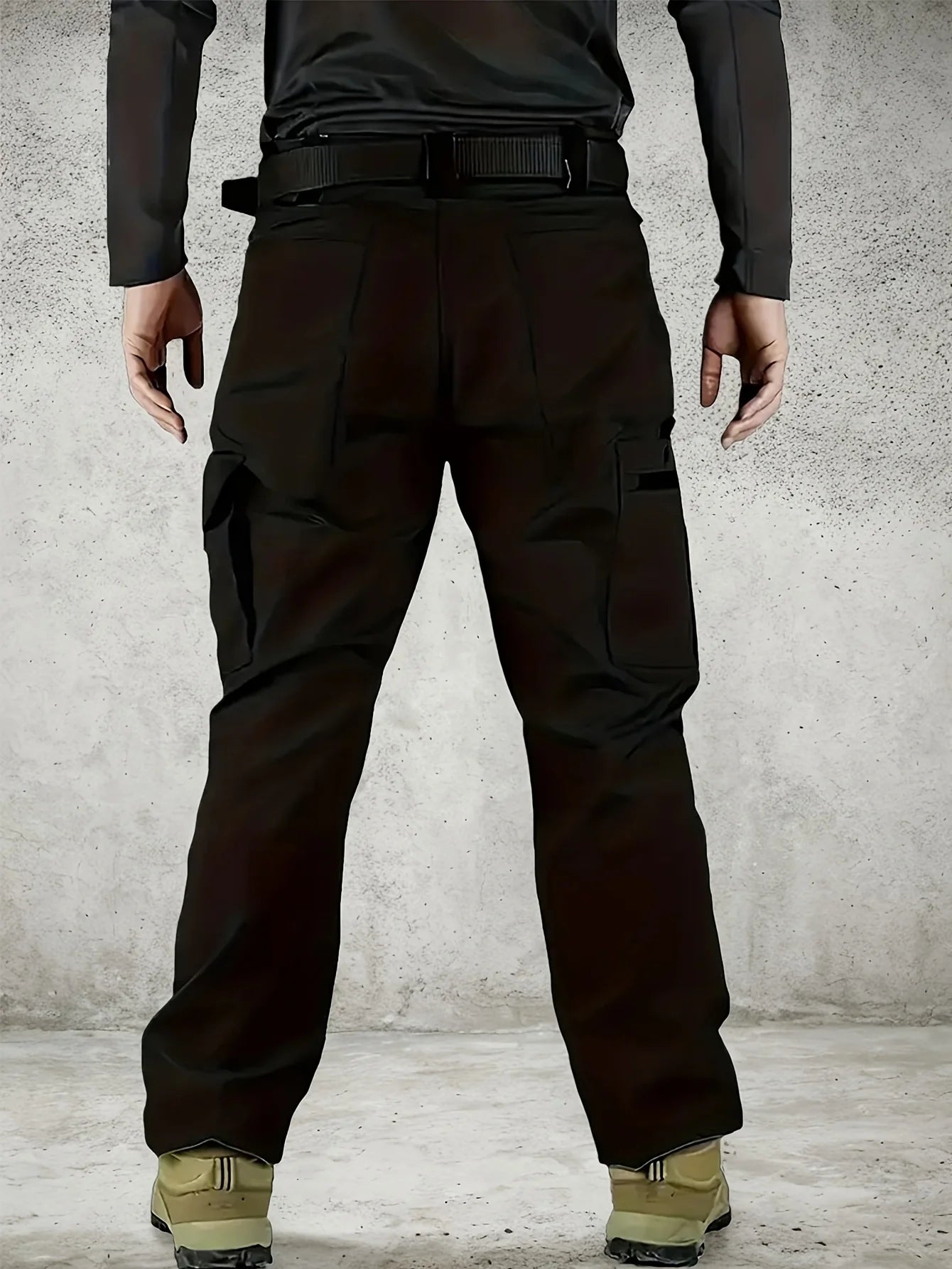 High Quality Men's Tactical Cargo Pants EU Plus Size Outdoor Casual Sports Pant Hiking Fishing Waterproof Multi-pocket Trousers