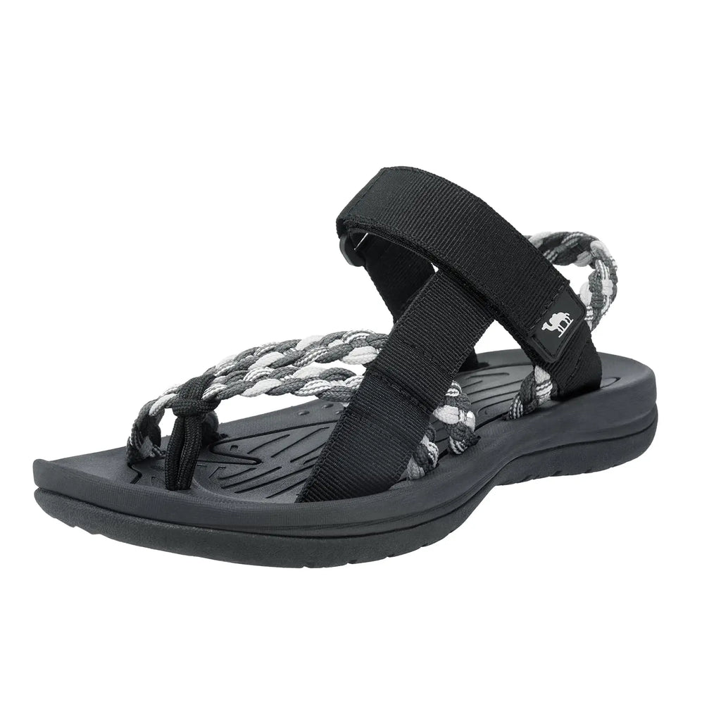 GOLDEN CAMEL Hiking Sandals for Women Comfortable Athletic Sport Sandal with Arch Support for Casual Walking Outdoors Water