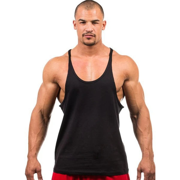 Bodybuilding Tank Top Men's Bodybuilding Clothes Fitness Sleeveless Top For Bodybuilding Male Undershirt Clothing Gym