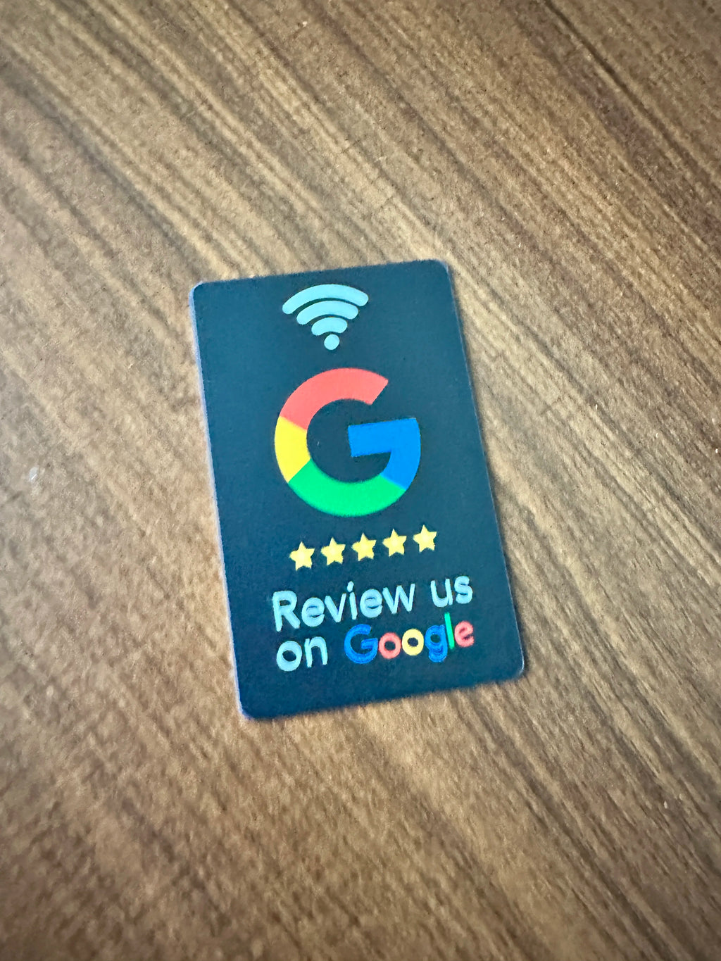 NFC 215 Programmable Google Review Acrylic Stickers Card NFC Station Table 13.56Mhz Waterproof NFC Stand Google Review Card