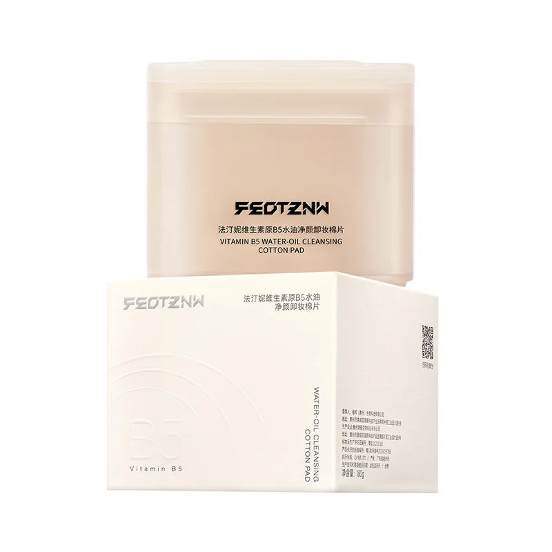 Feotznw Vitamin Water and Oil Cleansing and Makeup Remover Cotton Pads (Canned) are highly effective in removing makeup,