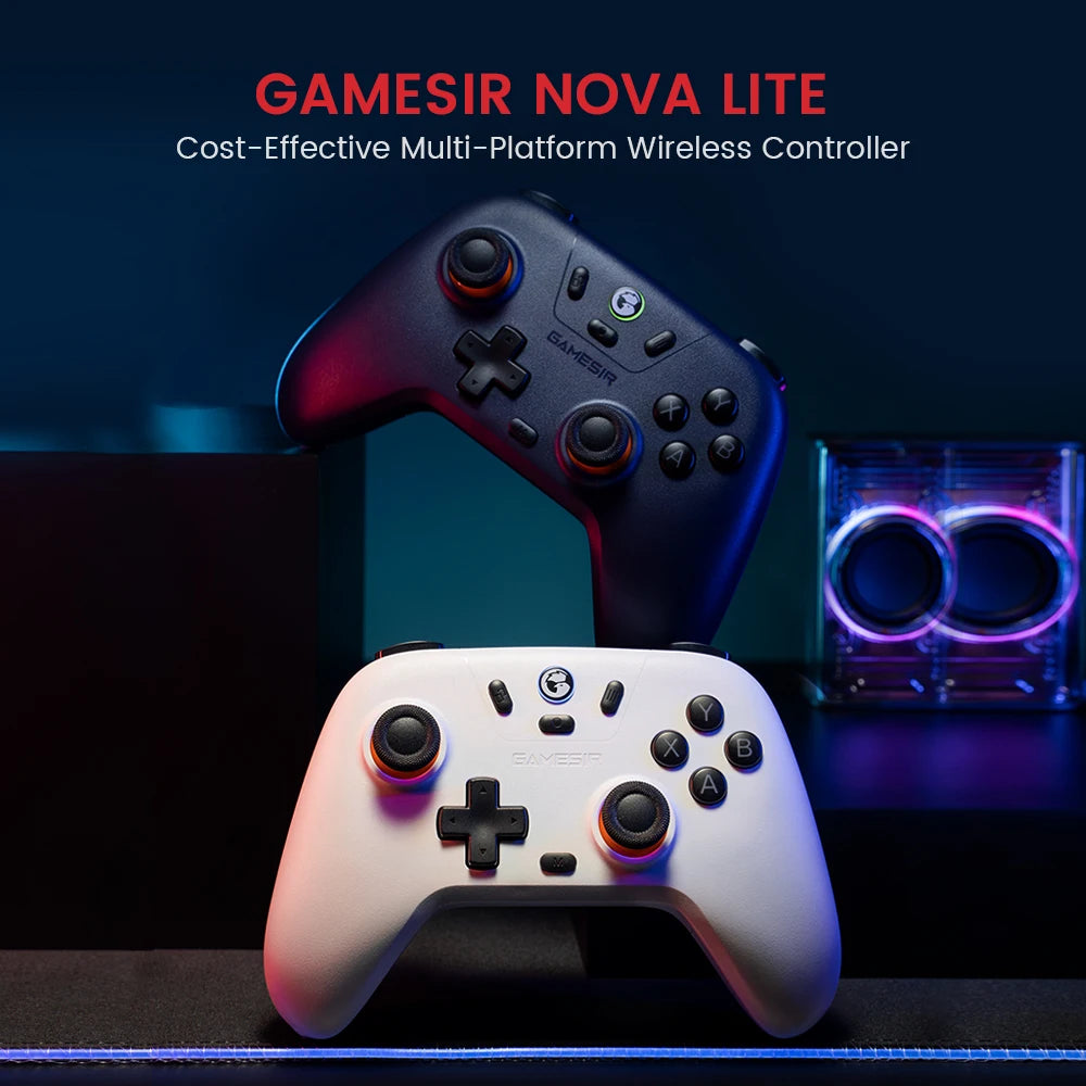 GameSir T4 Nova Lite  Wireless Bluetooth Controller with Hall Effect for Nintendo Switch iPhone Android Phone PC New Color