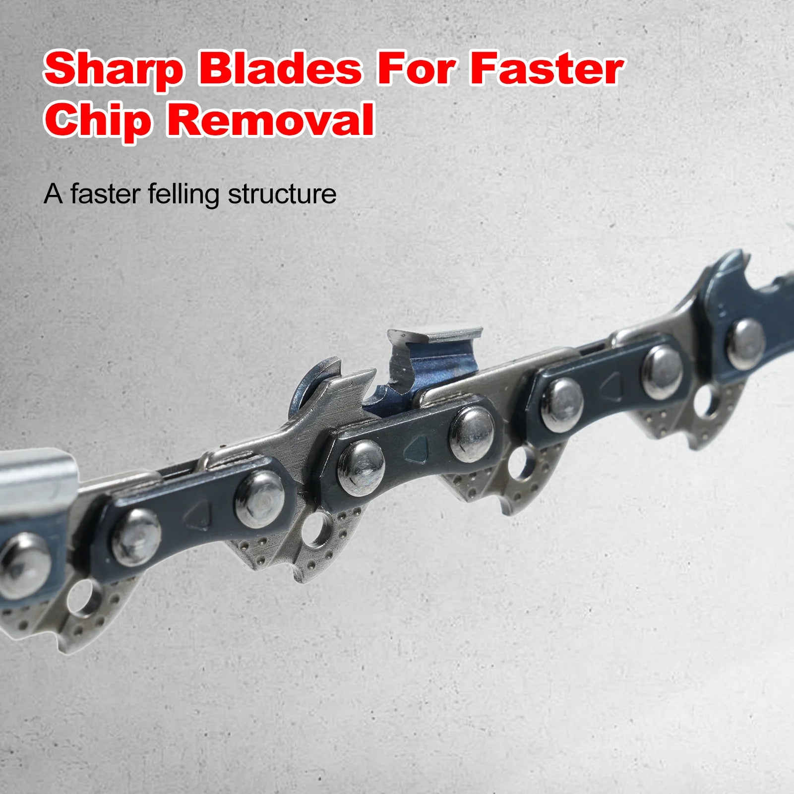 16 Inch Chainsaw Chain 3/8LP .050" 56DL  Easy Install Replacement Chain for Electric Chain Saws Wood Cutting
