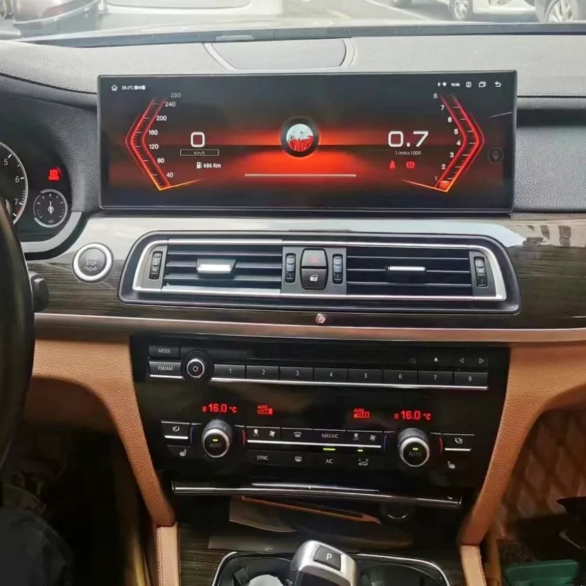 14.9 Inch Android 13 Auto ID8 Car Radio Player Multimedia Stereo GPS Carplay For BMW 7 Series F01 F02 CIC NBT System Autoradio
