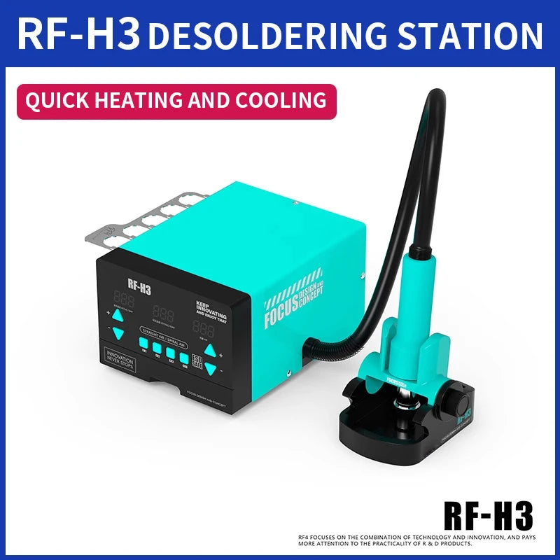 Turbine anti-static hot air desoldering station Air gun repair welding digital display high frequency BGA chip desoldering stati