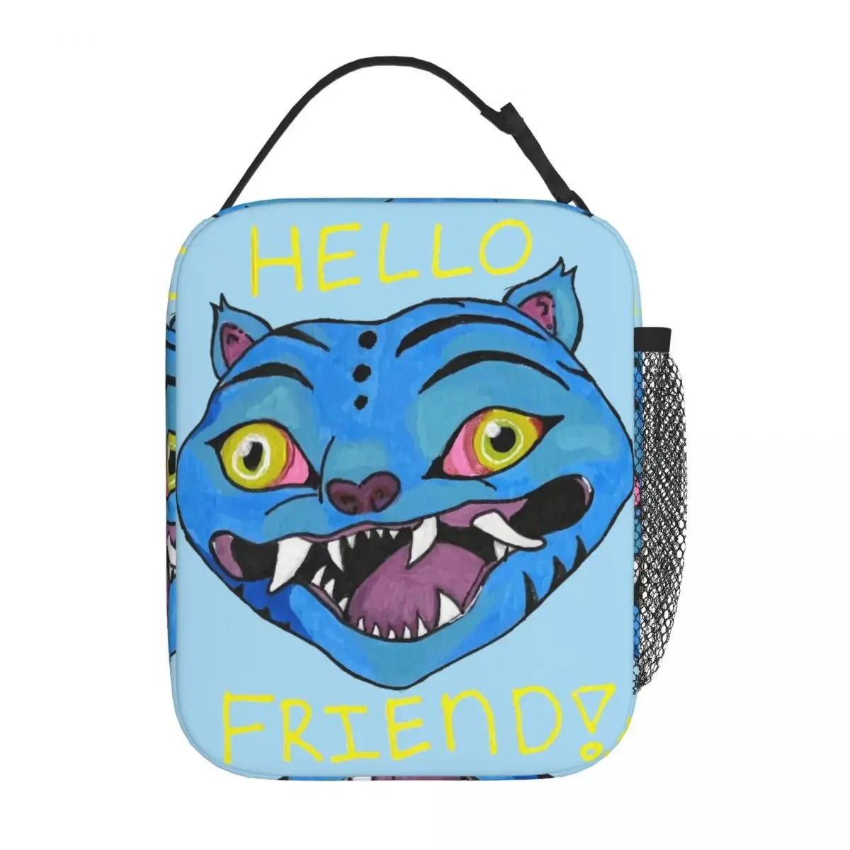 KPOP Demon Hunters Anime Lunch Bag Portable Lunch Box Girls Outdoor Picnic Print Cooler Bag Funny Oxford Tote Food Bags