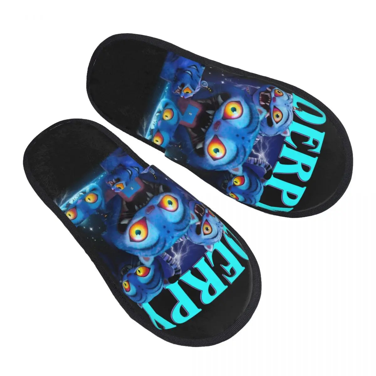 Kpop Demon Hunters Huntrix Soft Scuff Memory Foam Slippers Women Spa House Shoes