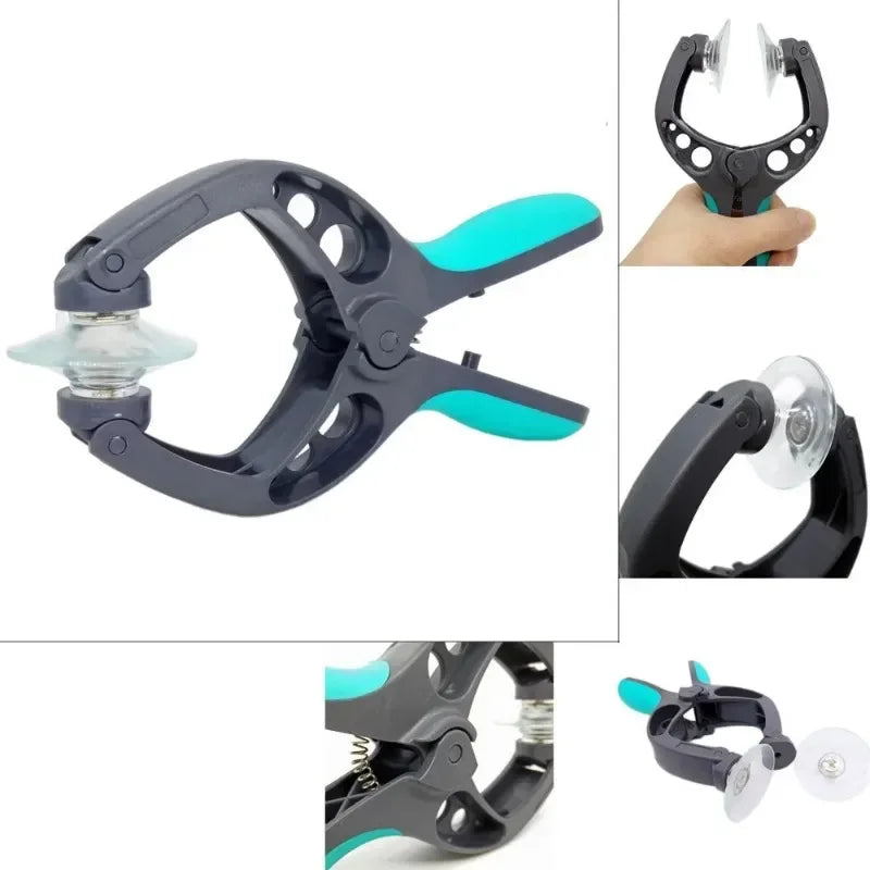 1pcs Double Separation Clamp Plier Repair Tool, LCD Screen Sucker Opening Tool, Mobile Phone Repair Tool, Suction Cup
