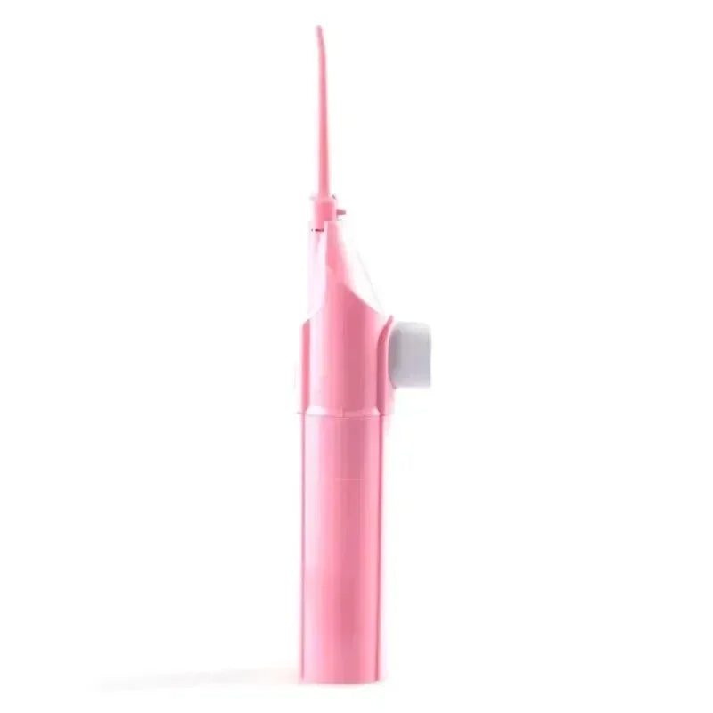 1PC Electric High-Pressure Water Flosser - Manual Pulse Jet Cleaner for Teeth & Gums, Portable Oral Irrigator with Deep Cleaning