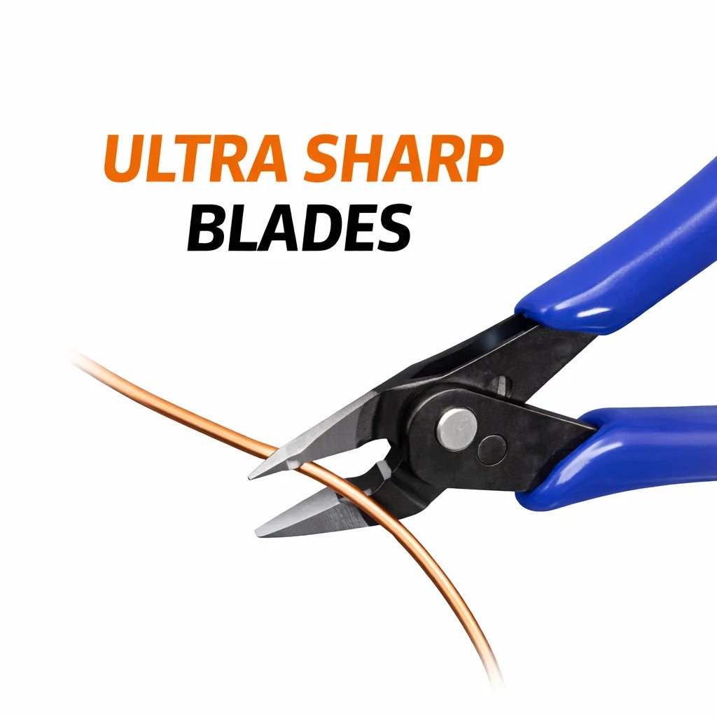 1PCS Wire Cutter Cutting Pliers, Precision Side Nippers for DIY Electronic Repair, Durable Hand Tools for Hobby Craft Use