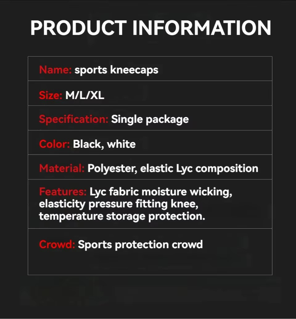 1Pcs Basketball Sports Knee Pads Unisex Elastic Knitted  Compression Leg Warmers for Outdoor Running Cycling Mountaineering