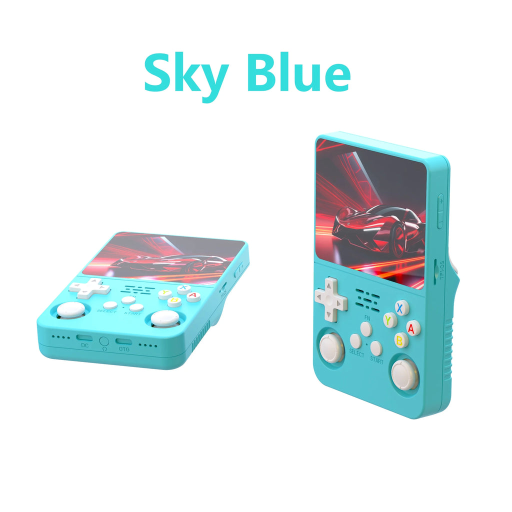 R36S Retro Video Handheld Game Console Linux System 3.5 in IPS Screen  3000mAH Battery 64G/128G TF Card Preinstalled Games