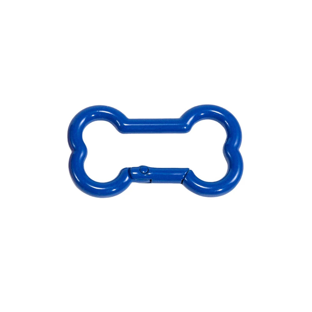 5 Pcs High Quality Zinc Alloy Spring Buckle Bone Shaped Metal Buckle DIY Keychain Hook Pendant Jewelry Accessories