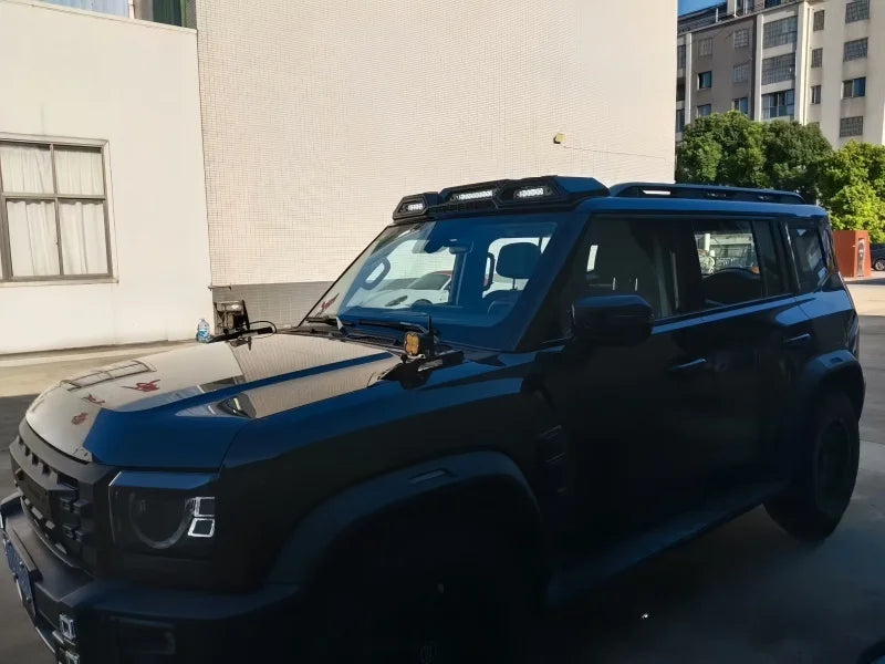 Car Roof Three-eye Spotlight Fit for JETOUR Traveler T2 2023-2025  Modified Auto LED Off-road Searchlight Exterior Accessories