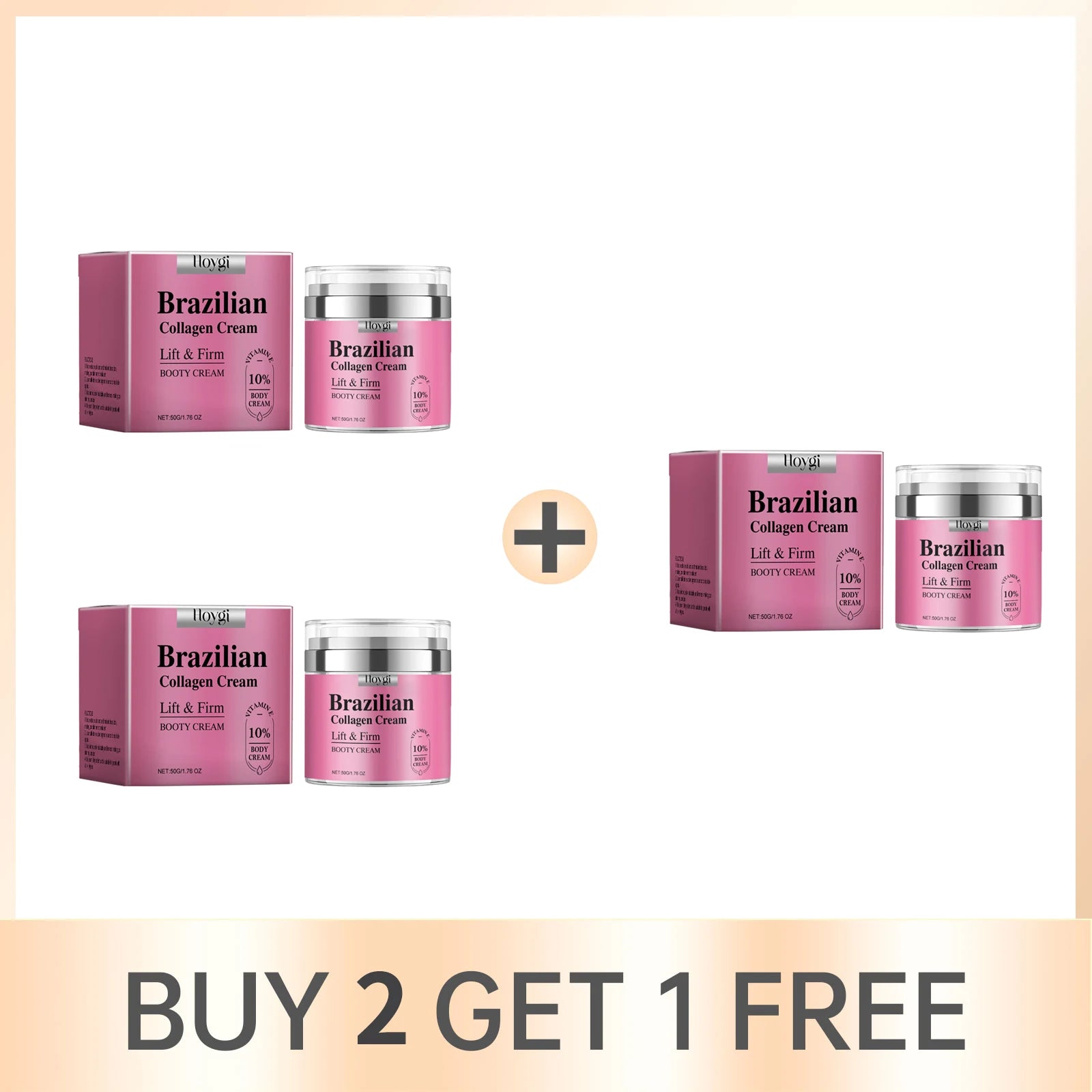 Collagen Hip Lifting Cream Firming Hip Line Reduce Dryness Increase Skin Elasticity Improve Fine Line Soothing Tighten Skin Care