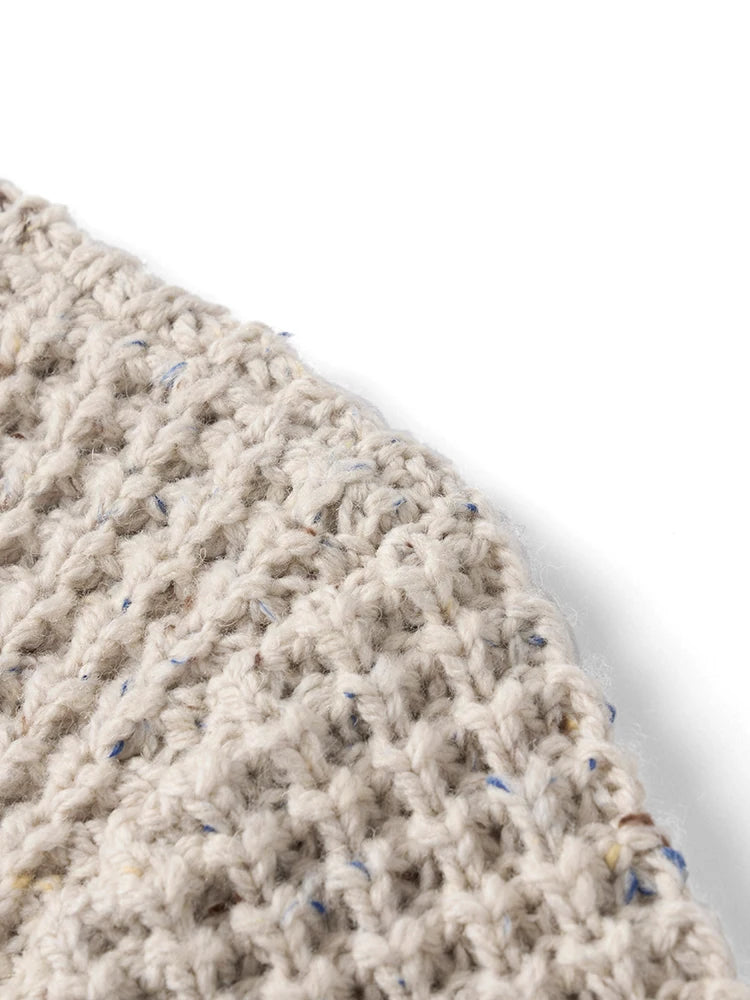 SIMWOOD High Standard 2025 Autumn Winter New Oversize Wool Blend Sweater Men Thick Warm Knitwear Vintage Pullovers