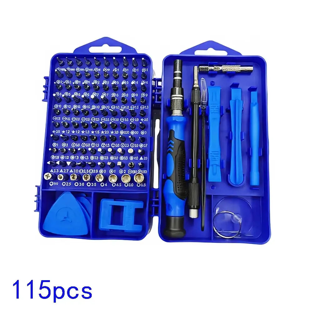 115 in 1 Multifunctional Screwdriver Set for Computer Phone PC Repair Insulation Household Tools Electronics Maintenance