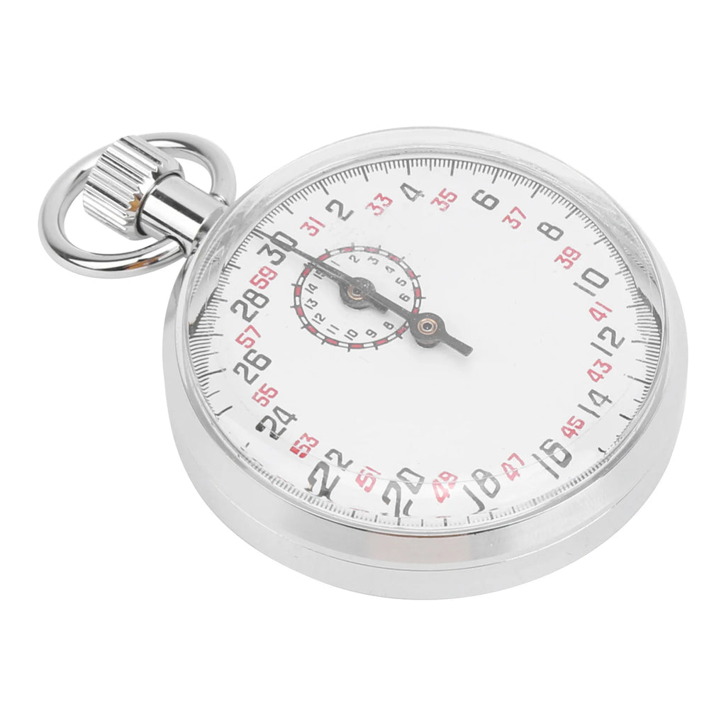 Mechanical Stopwatch Round Sports Chronograph Running Timer Physics Teaching Equipment