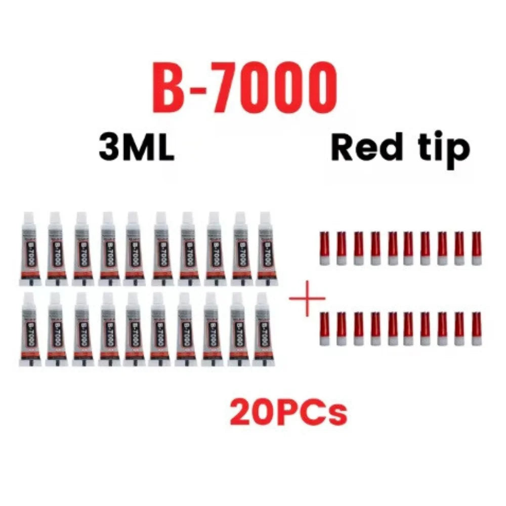 B-7000 3ML Clear Contact Phone Repair Adhesive B7000 Glass Plastic Universal DIY Glue 5/10/20/50 Pieces B7000 Glue