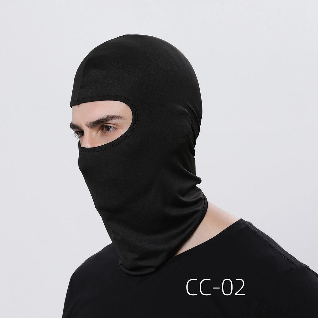 Motorcycle Balaclava Sun Protection Full Face Mask Breathable Mesh Airsoft Mask Balaclava Bicycle Cycling Head Cover Unde