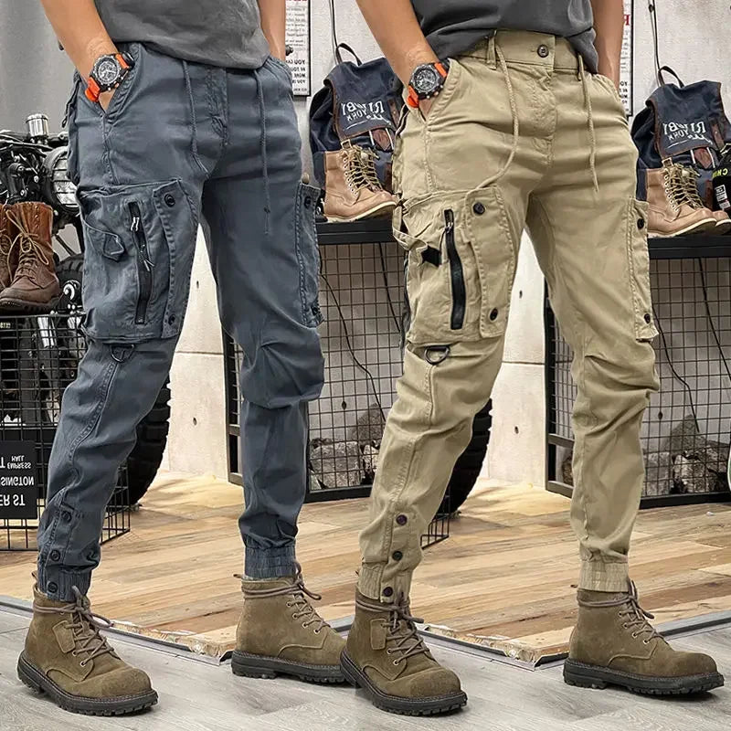Cargo Pants For Men Motorcycle Biker Loose Trousers Man Slim Hiking Trekking Outdoor Long Cheap Luxury Oversize Designer Emo