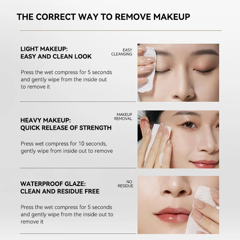 Feotznw Vitamin Water and Oil Cleansing and Makeup Remover Cotton Pads (Canned) are highly effective in removing makeup,
