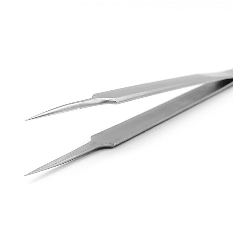 1PCS Length 15CM Extended Precision electronic tweezers for Mobile phone repair PCB IC chip BGA soldering Anti-scalding tweezers