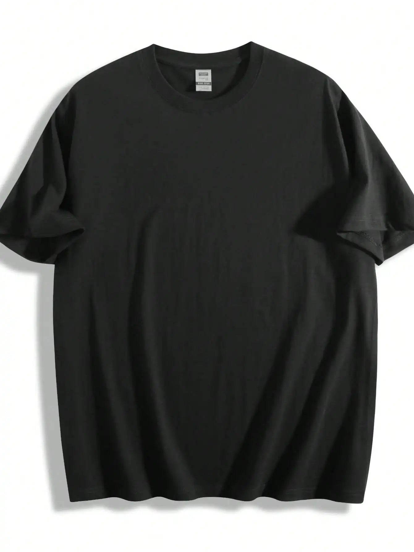 Plus Size Black Short Sleeve T-Shirt With“Retired” Word and Its Explanation Suitable for Outdoor Leisure Wear in Summer