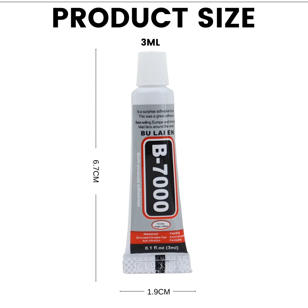 B-7000 3ML Clear Contact Phone Repair Adhesive B7000 Glass Plastic Universal DIY Glue 5/10/20/50 Pieces B7000 Glue