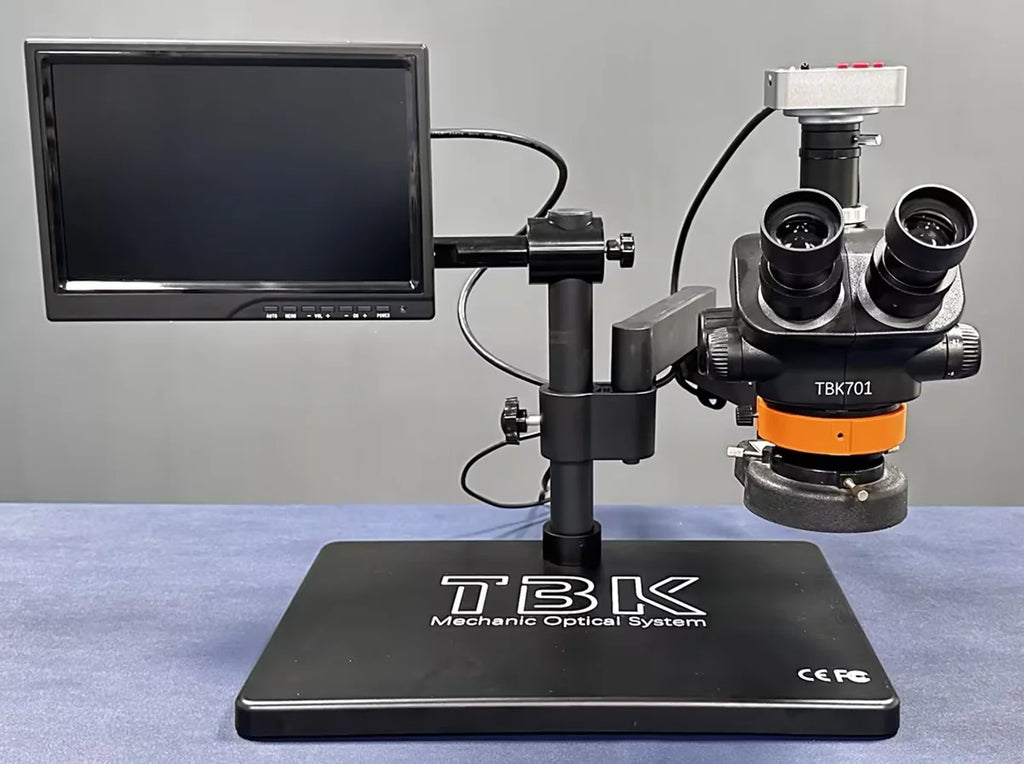 TBK Trinocular Microscope Mobile Phone Repairing For Motherboard soldering BGA Rework Station Machine for Chip Circuit Board