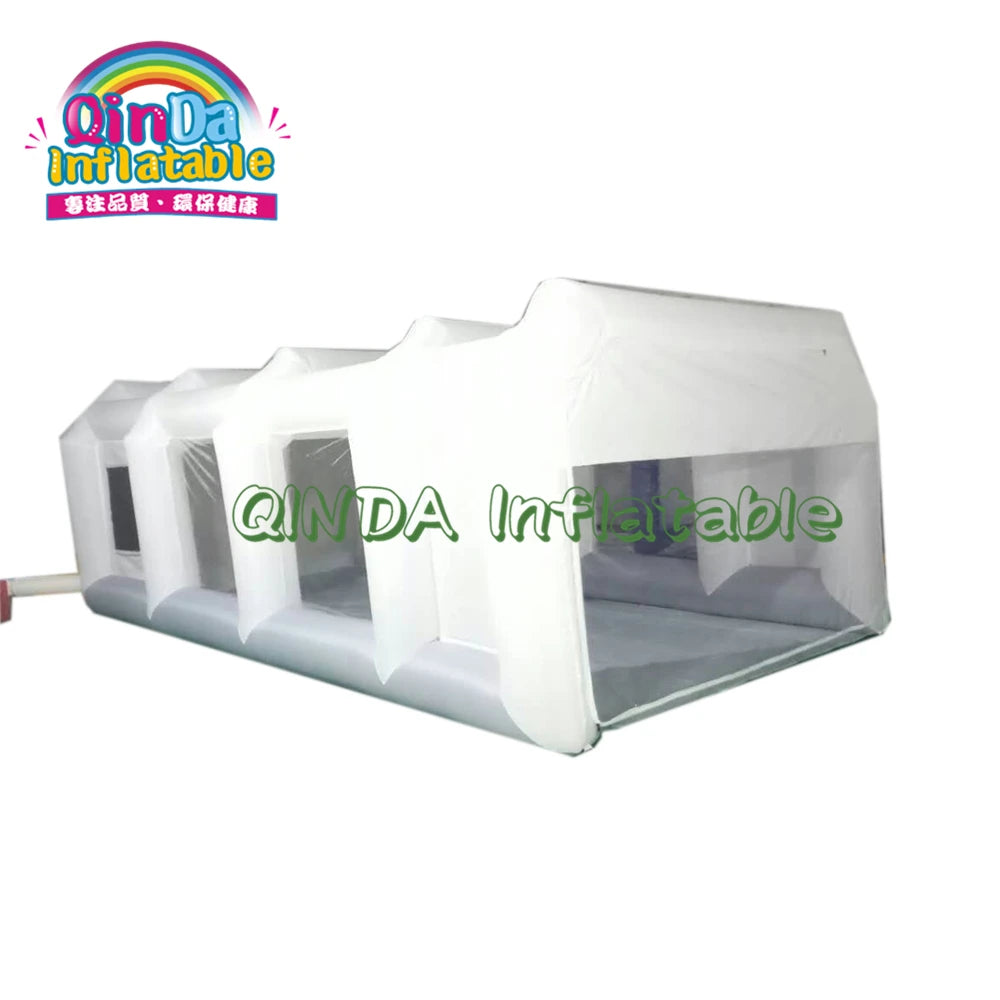 Mobile Auto Inflatable Spray Paint Booth Machine / Movable Car Painting Room